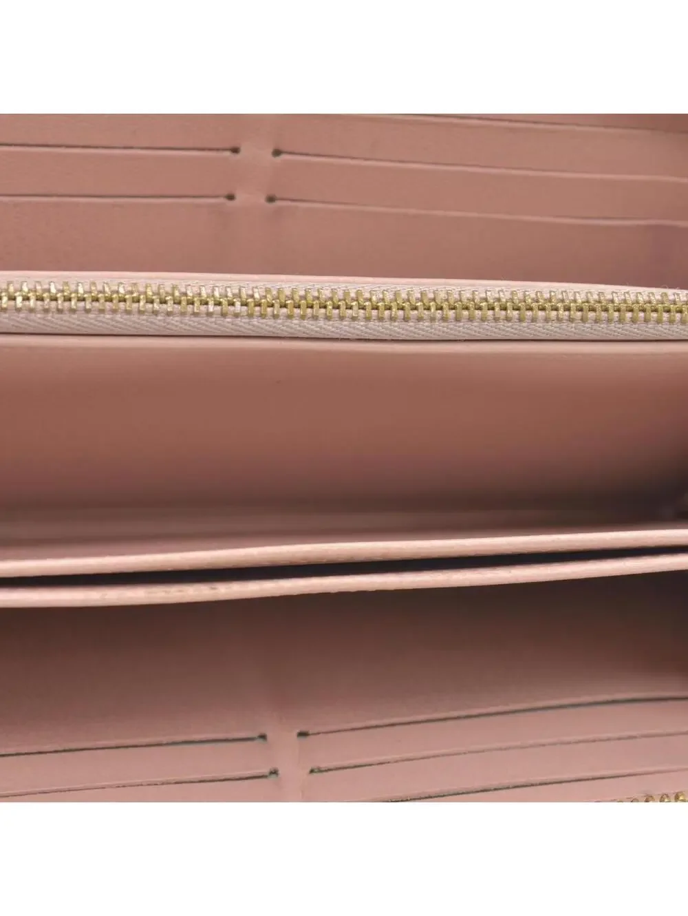 $1490 Louis Vuitton Tricolor Monogram Embossed LambskinZippy